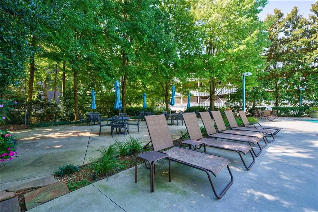 Community Pool with patio area