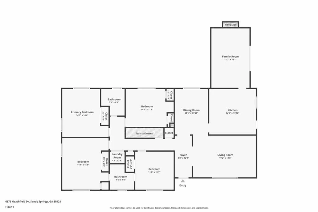 6875 Heathfield Drive, Sandy Springs, Georgia 30328, 5 Bedrooms Bedrooms, ,3 BathroomsBathrooms,Residential,Sold,6875 Heathfield Drive,7450337