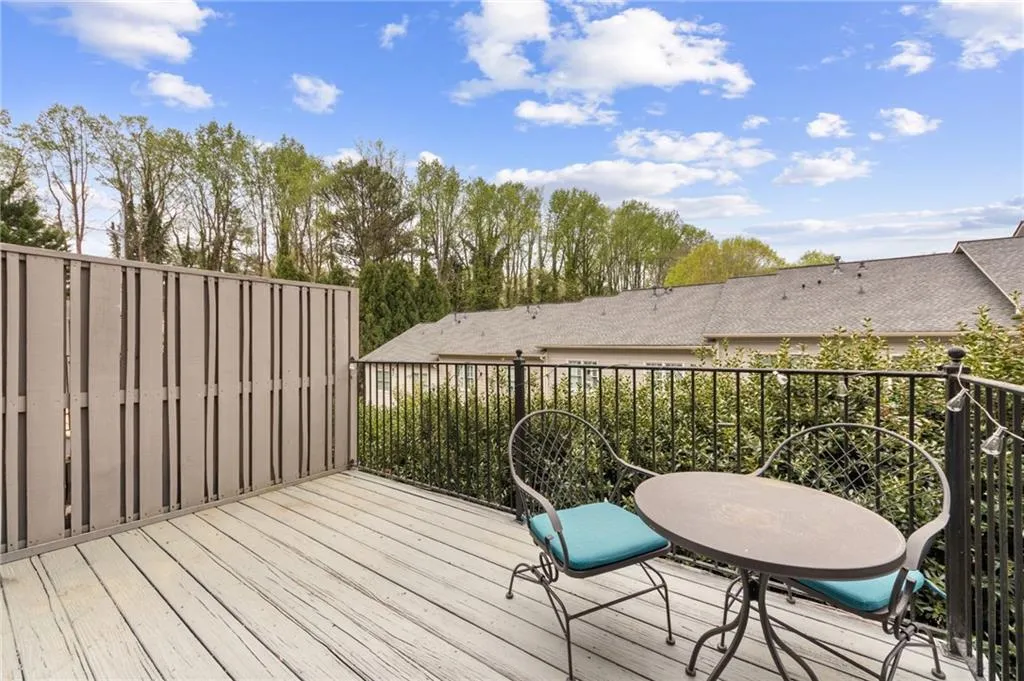 View of deck