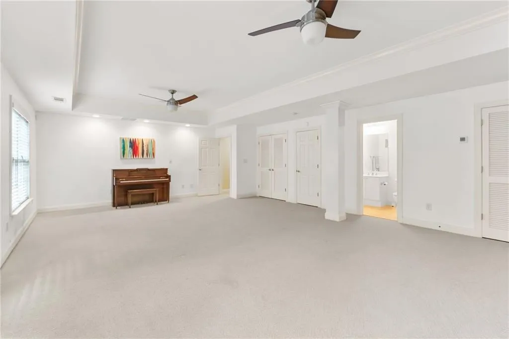 Terrace Level Bedroom suite (piano wall - without staging)