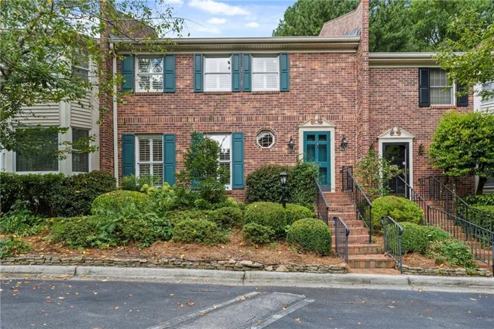 Front of the townhome