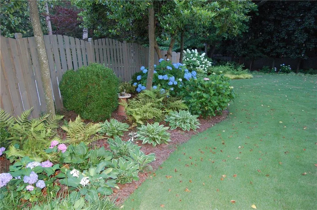 Lush, park like setting.