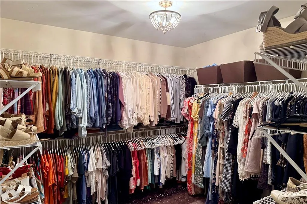 One of two huge walk-in closets!