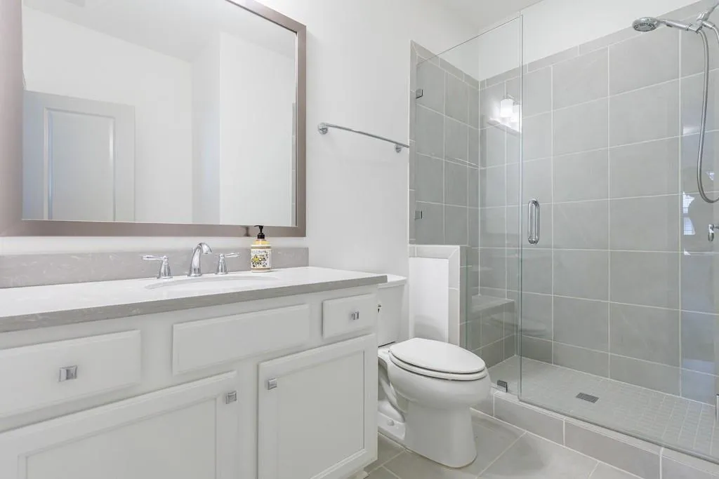 Lower level en suite bath
