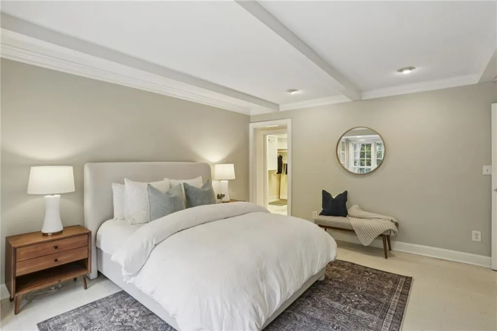 A beautiful, well lit space with a thoughtfully selected color palette.