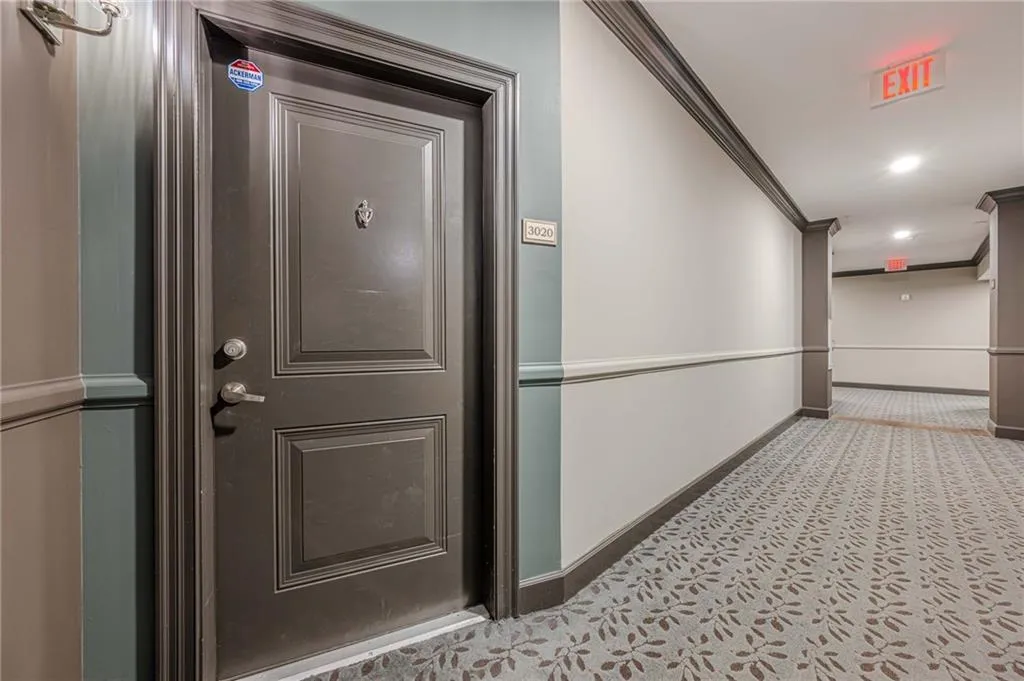 Doorway to property
