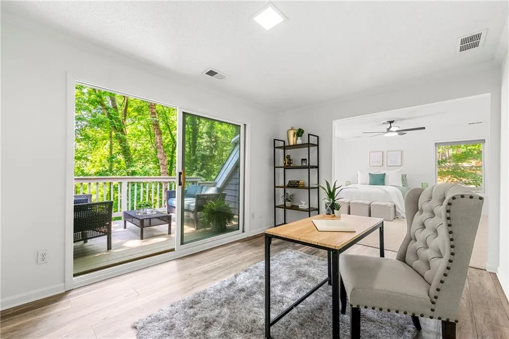 Master sitting area or office
