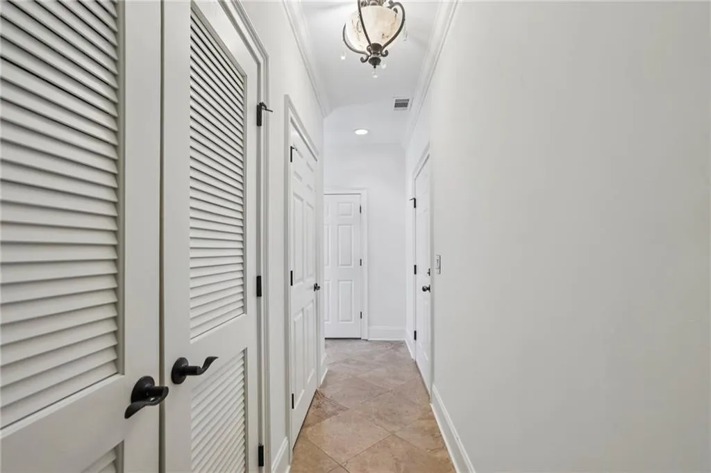 Terrace level hallway