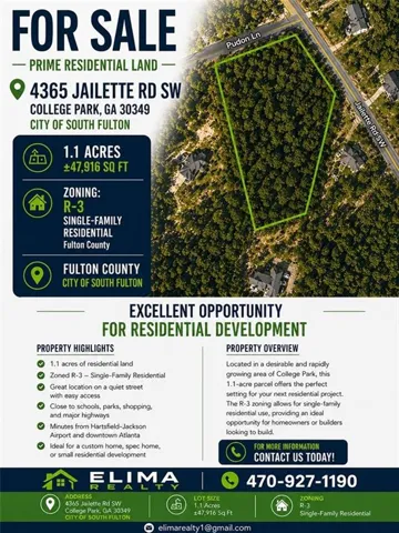 4365 Jailette Rd, South Fulton, Georgia 30349