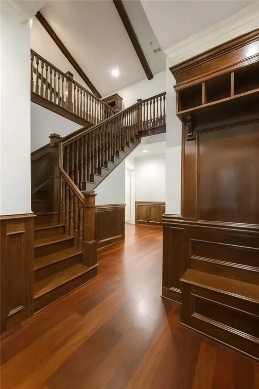 stairs to the office