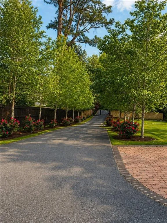 from the gate to parking