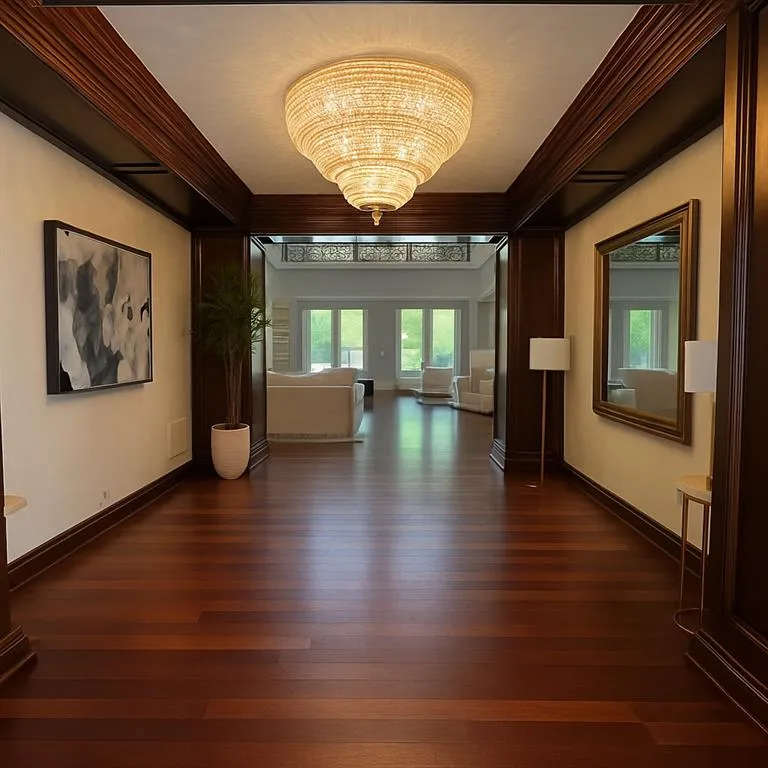 view when enter main door