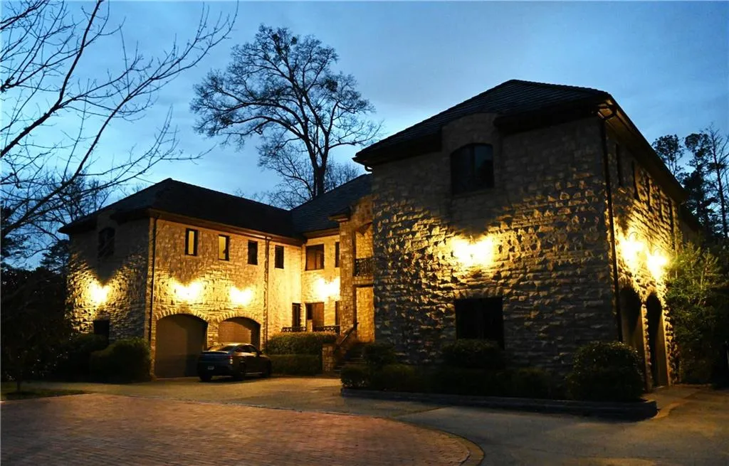 at night
