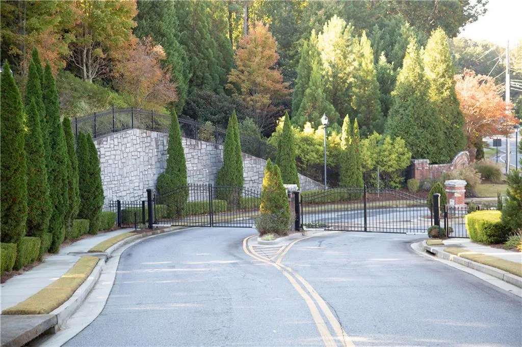 View of Gated Community Entrance