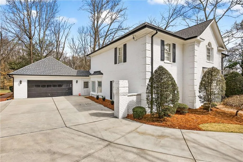 Beautiful flat driveway was replaced in 2017.