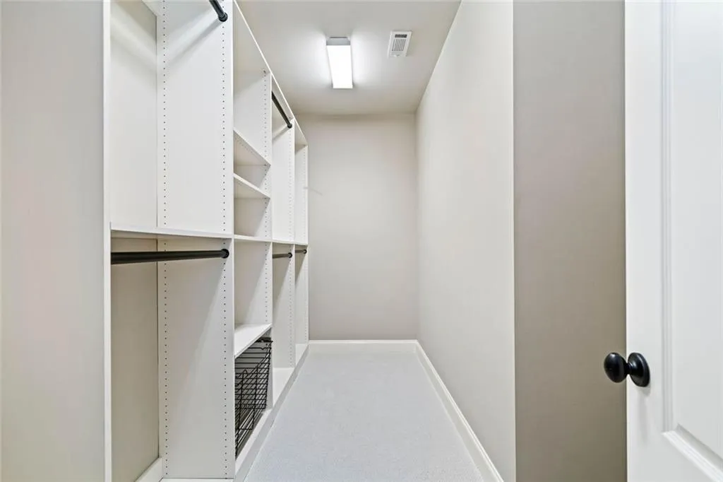 and has a HUGE walk-in closet.
