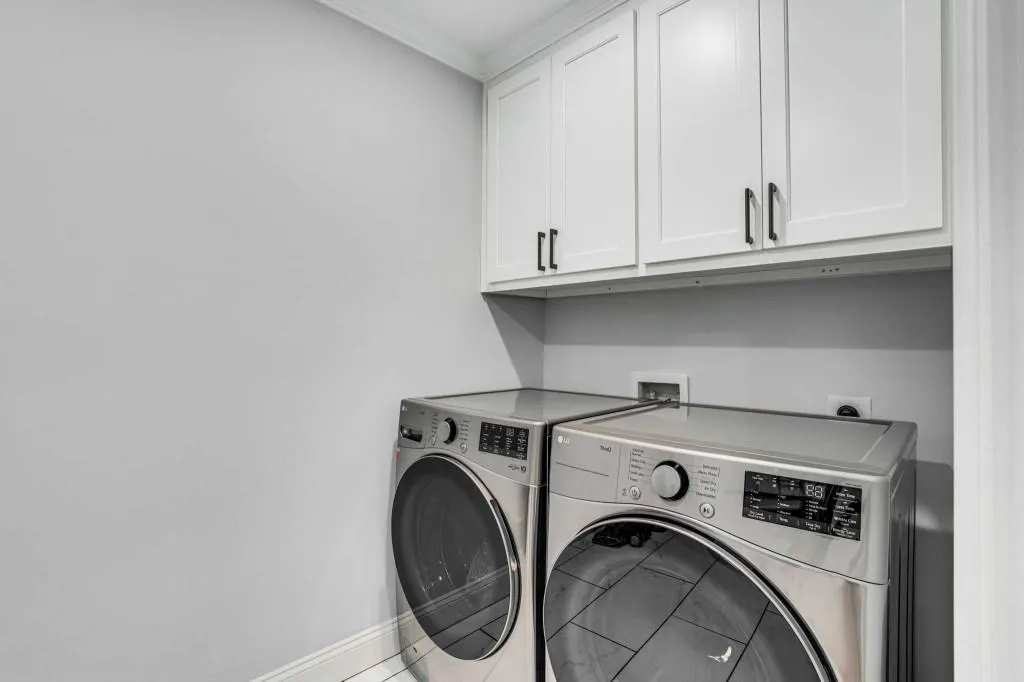One of two laundry rooms.  This one is located on the upper level.