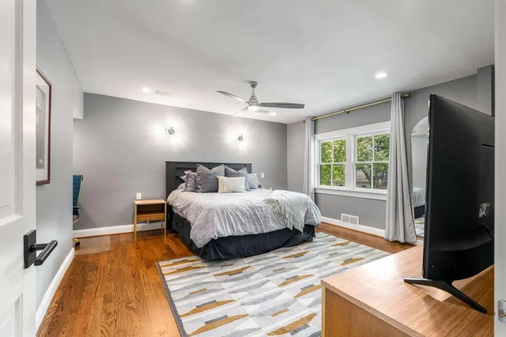 One of two bedrooms located on the main level.  Spacious enough to be considered a primary on the main!