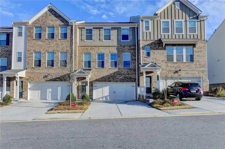 Brick exterior with multiple windows