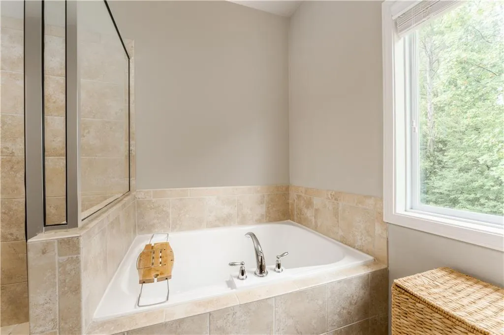 Bathroom with a bath