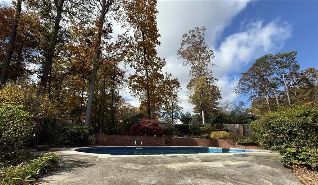 Saltwater pool perfect for swimming laps or fill-in for soccer field backyard!
