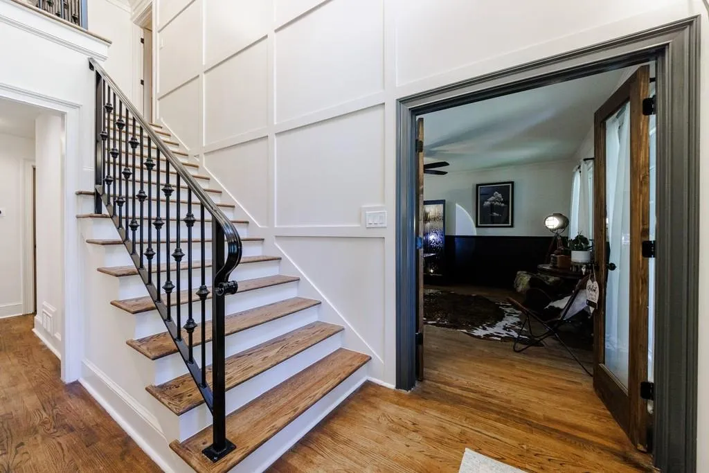 Entry to Office in 3 story foyer
