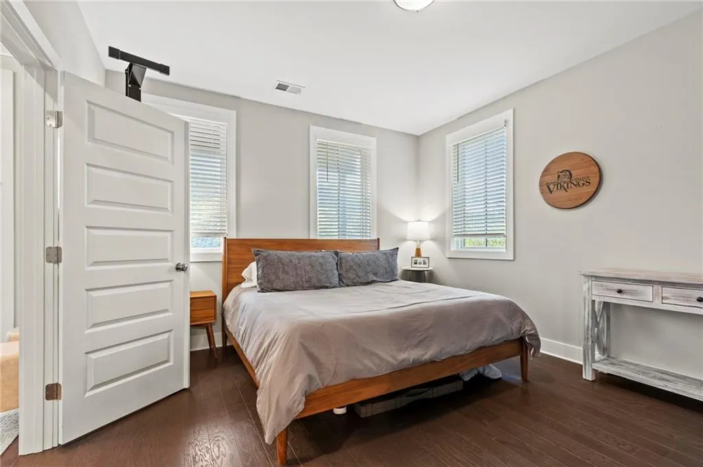 Bedroom on entry level