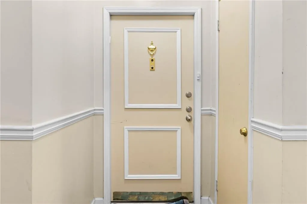 Doorway to property