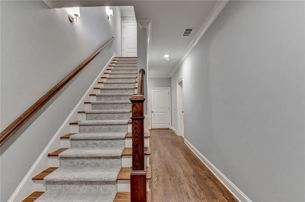 Terrace stairs to main floor