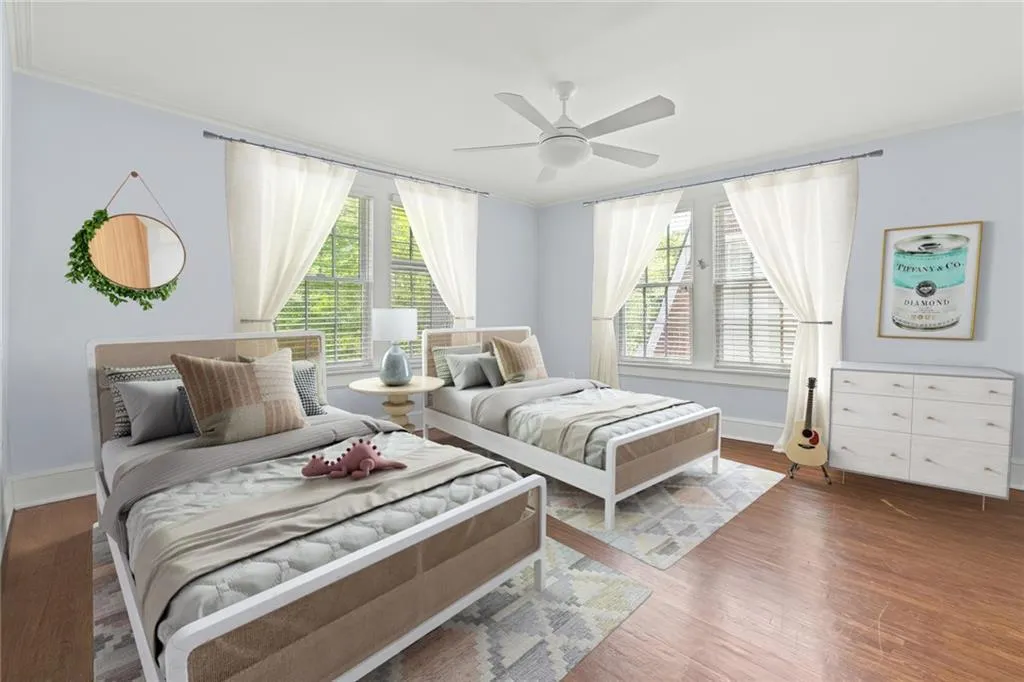 2 of 3 secondary bedrooms(virtually staged)