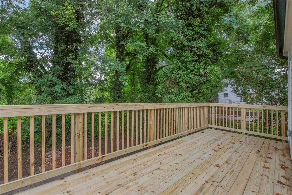 View of deck