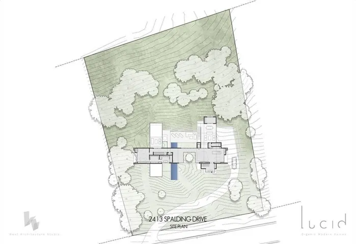 View of site plan / topography
