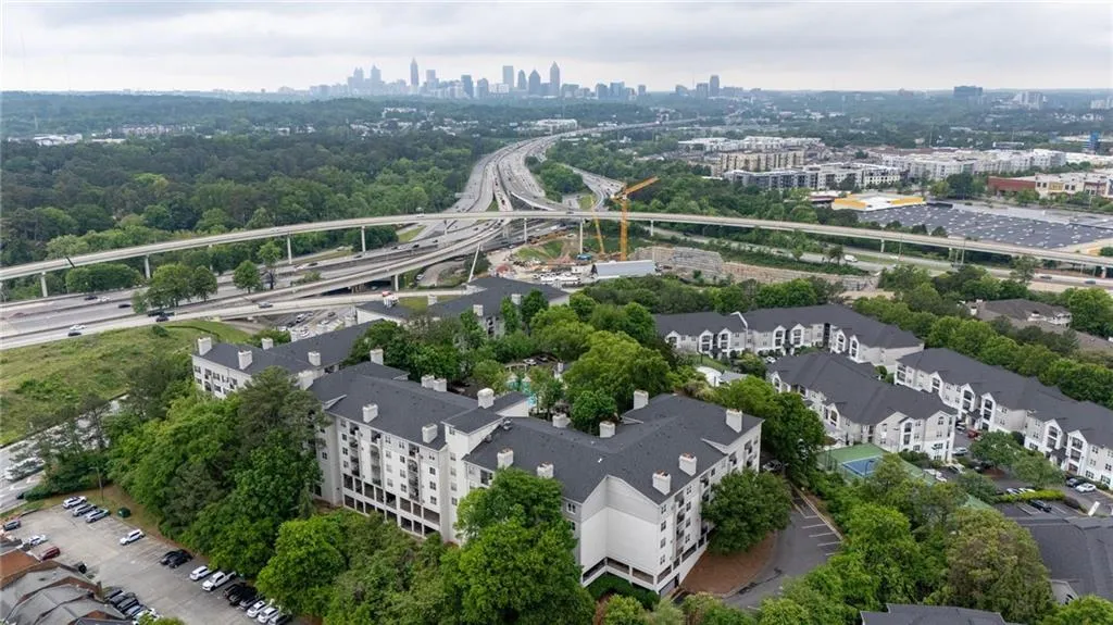 Birds eye view of property featuring a view of city