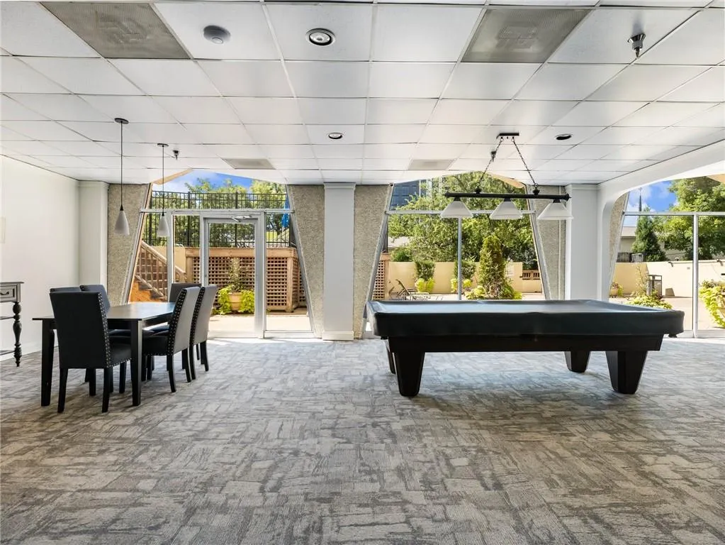 Mezzanine Level - another View of The Hudson Room toward the Deck/Patio and Pool Areas