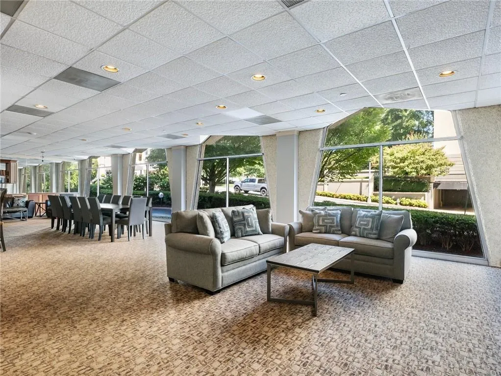 Mezzanine Level - View of The Royalton Room located at the front of the Building