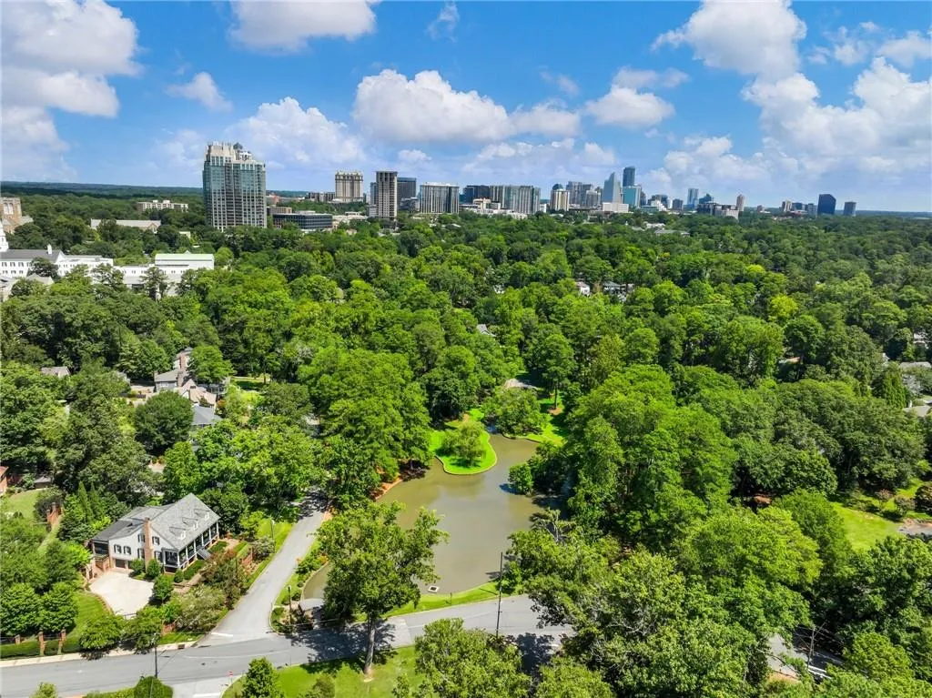 The Duck Pond! Gorgeous Late Summer Aerial View