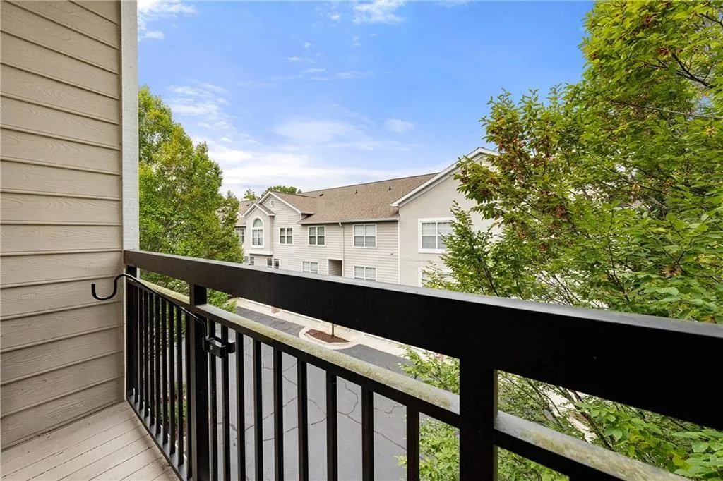 Balcony with a residential view