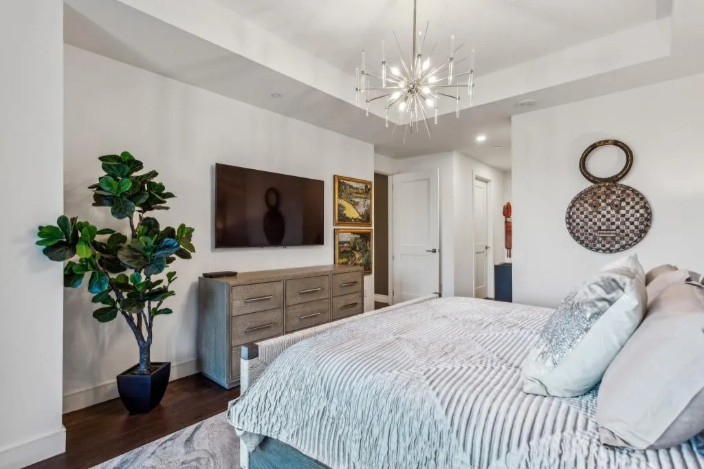 Primary Bedroom with two walk-in closets.