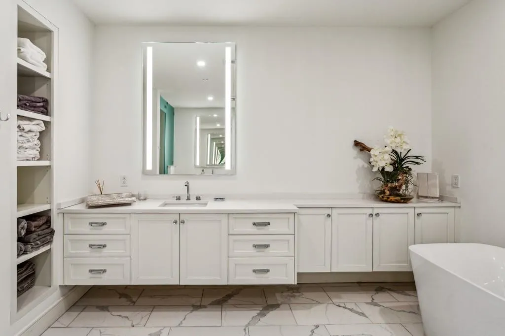 Double vanities.