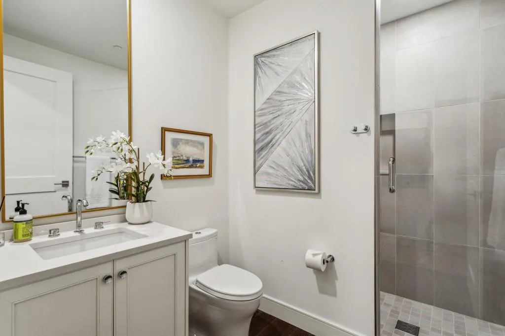 Third Bathroom with shower.