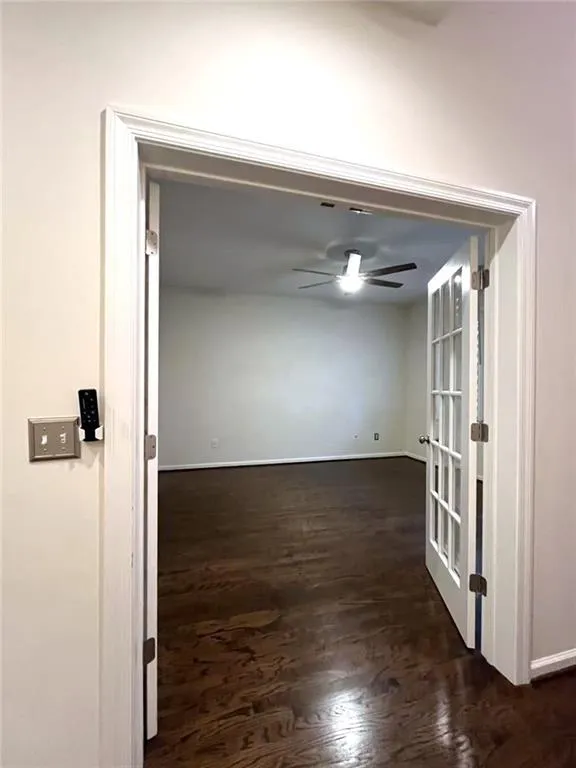 door to main level bedroom