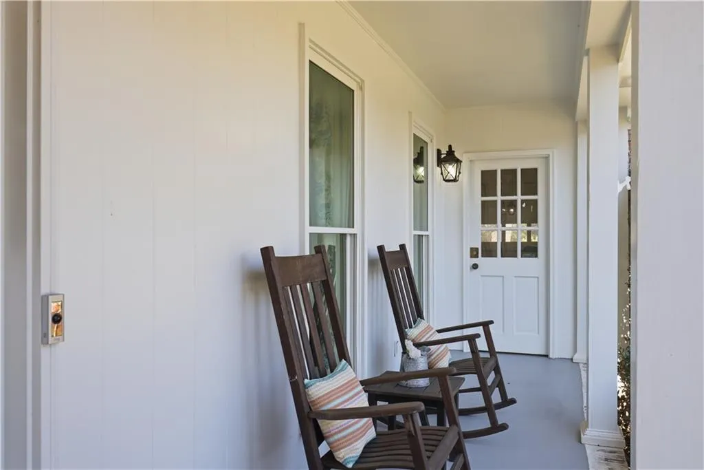 Rocking chair front porch