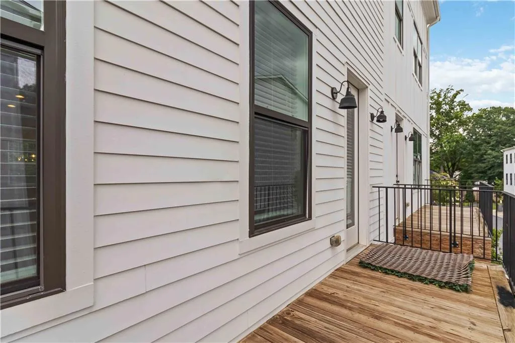 View of deck