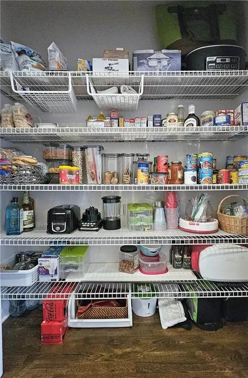 View of storage area