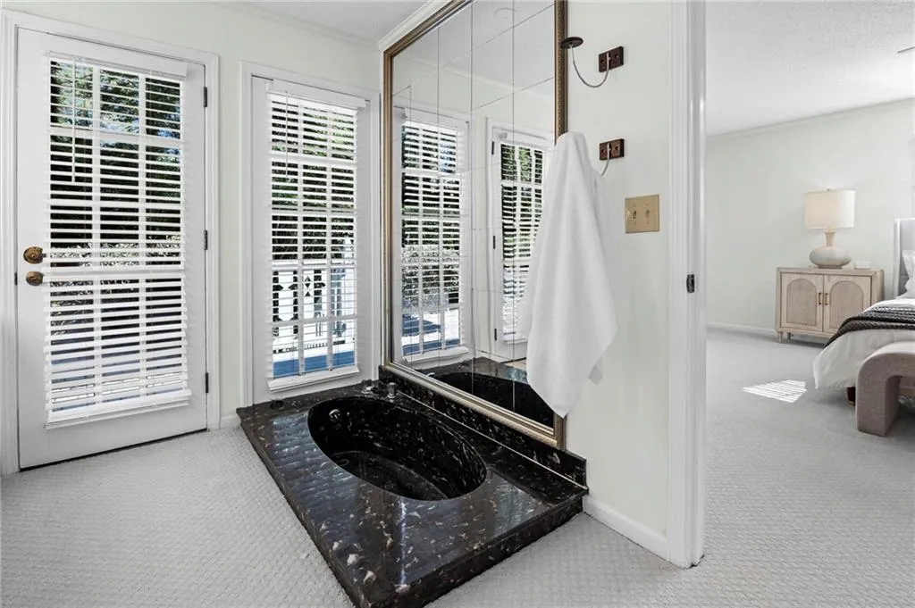 Set-in soaking tub in Primary