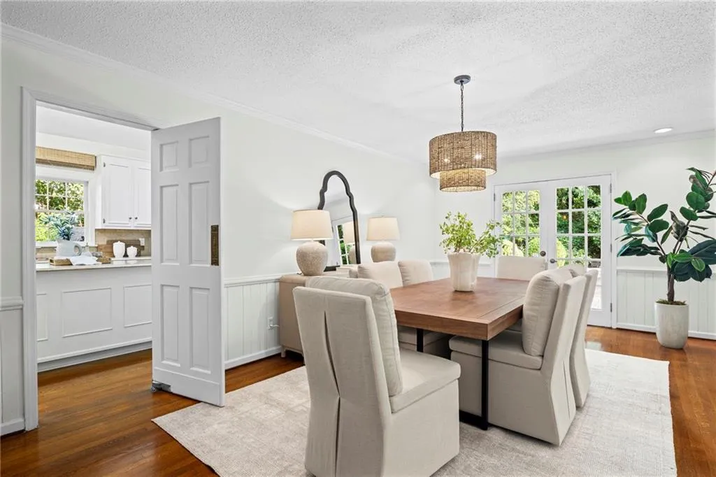 Separate Dining room ... but potential to open the left wall if you want this eating area to be a part of the kitchen