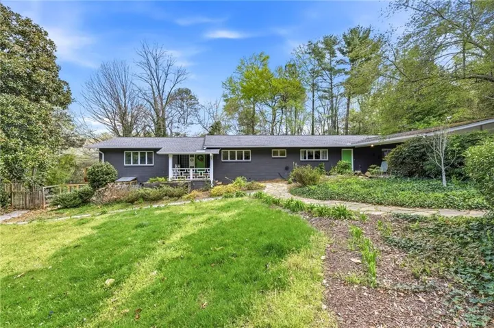 View of ranch-style home