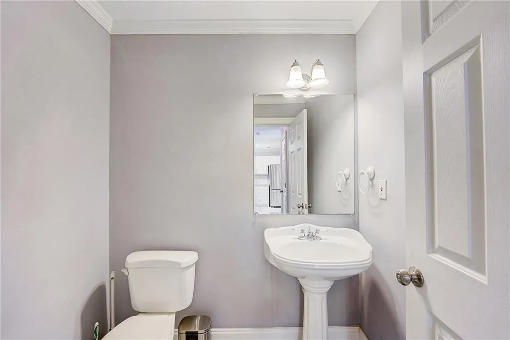 1/2 Bath on Main Level