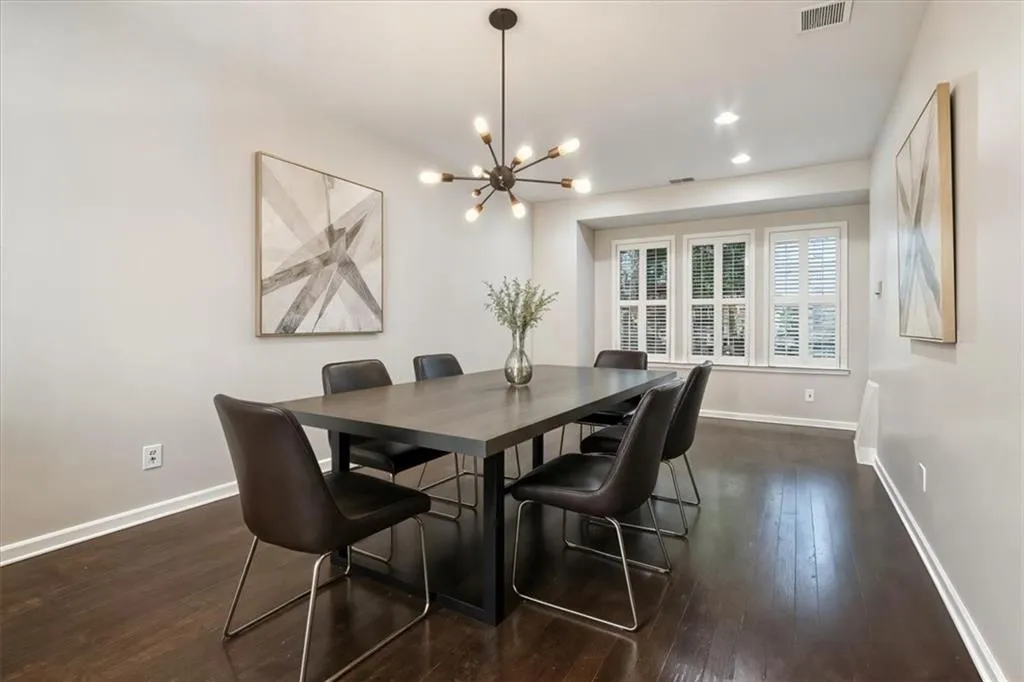 Dining/Living Area Staged