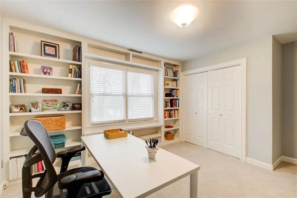 Another view of Bedroom#2. Window looks over the backyard